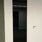 درب فریم لس شیشه ای