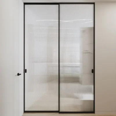 درب شیشه ای ریلی