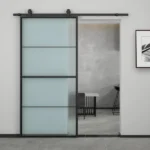 درب شیشه‌ ای دو جداره