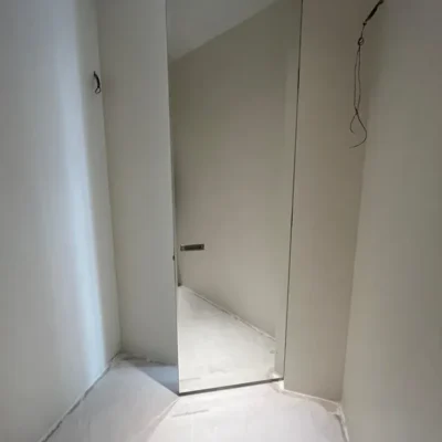 درب فریم لس آینه ای