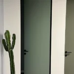 درب فریم لس آلومینیومی