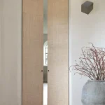 درب فریم لس با روکش پارچه