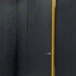 درب فریم لس مشکی