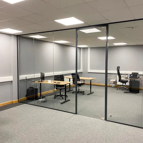 پارتیشن تک جداره شیشه ای