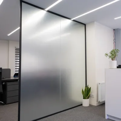 پارتیشن فریم لس شیشه ای