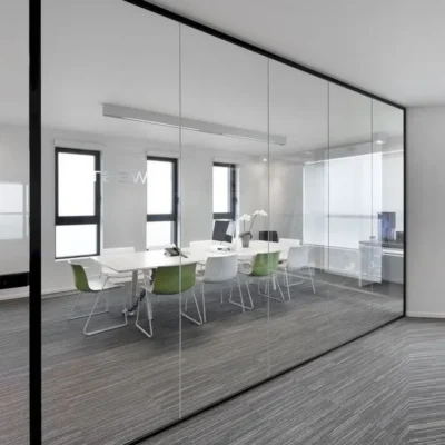 پارتیشن شیشه ای تک جداره