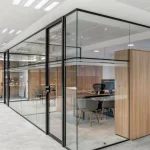 پارتیشن شیشه ای عایق صدا