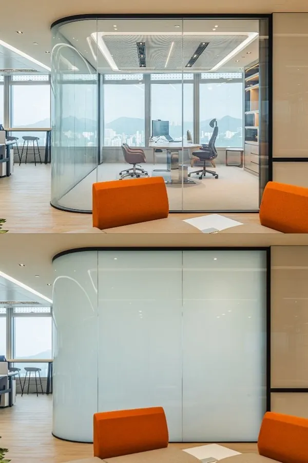 پارتیشن شیشه ای بانک