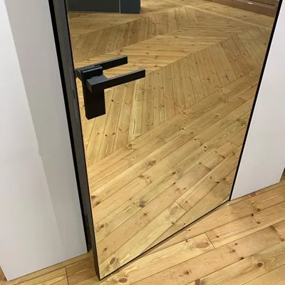 درب فریم لس درب فریم لس آینه ای