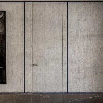 درب فریم لس درب فریم لس پارچه ای