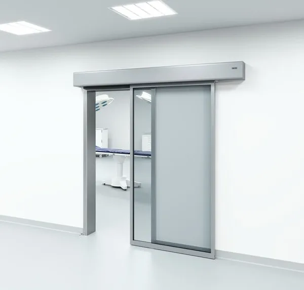 درب اتوماتیک شیشه ای تک لنگه