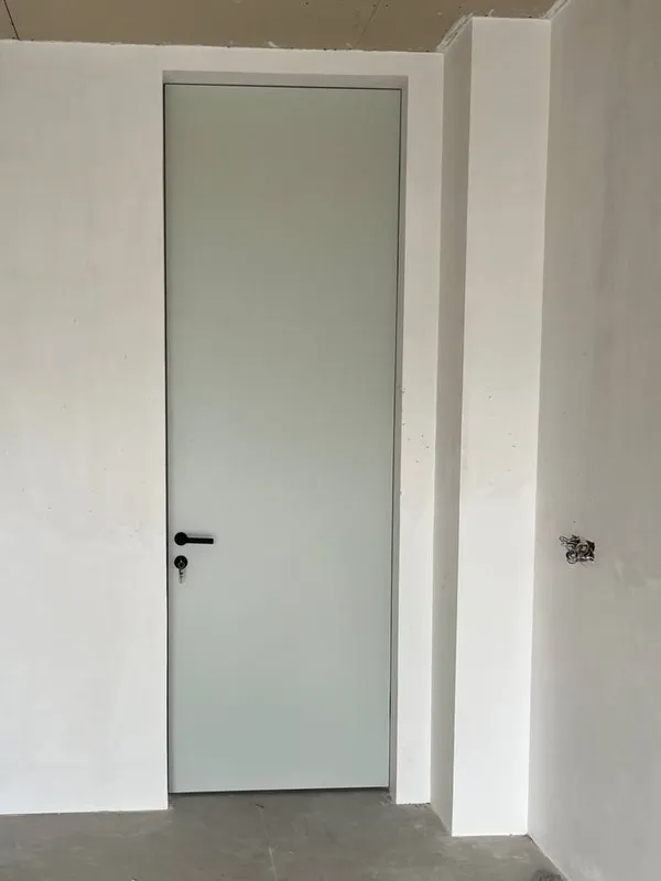 درب فریم لس نمای پشت درب فریم لس